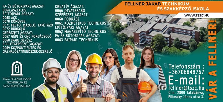 Szakmai képzéseink megnevezése és a programkövetelmények száma