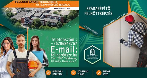 SZÁRAZÉPÍTŐ felnőttképzés indul
