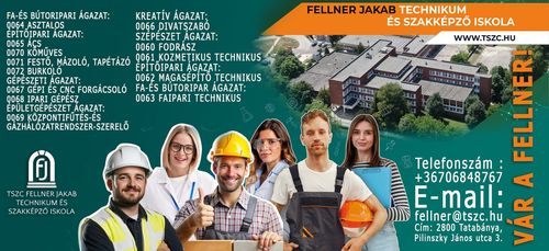 Szakmai képzéseink megnevezése és a programkövetelmények száma